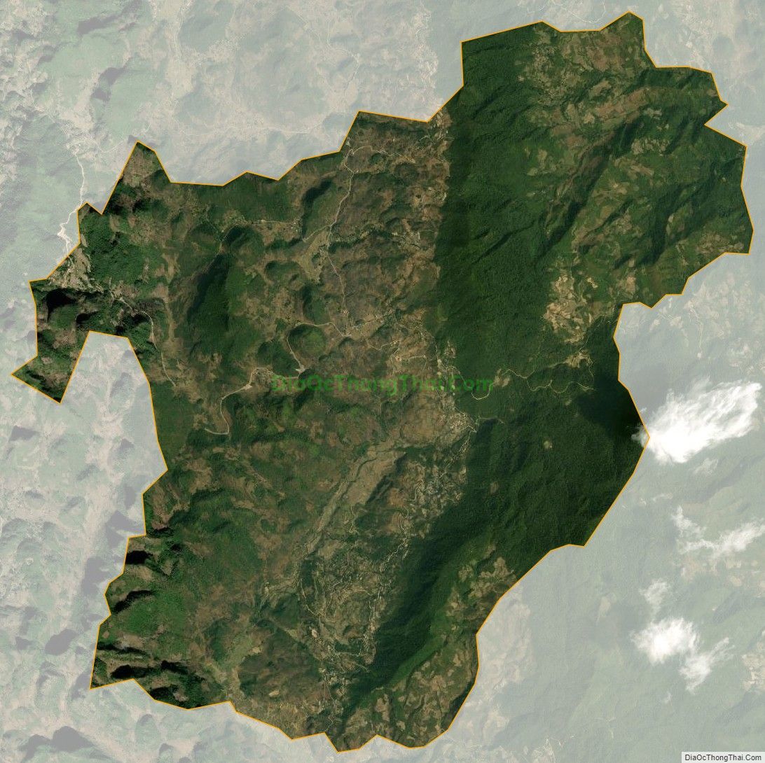Bản đồ vệ tinh xã Tả Phìn, huyện Tủa Chùa