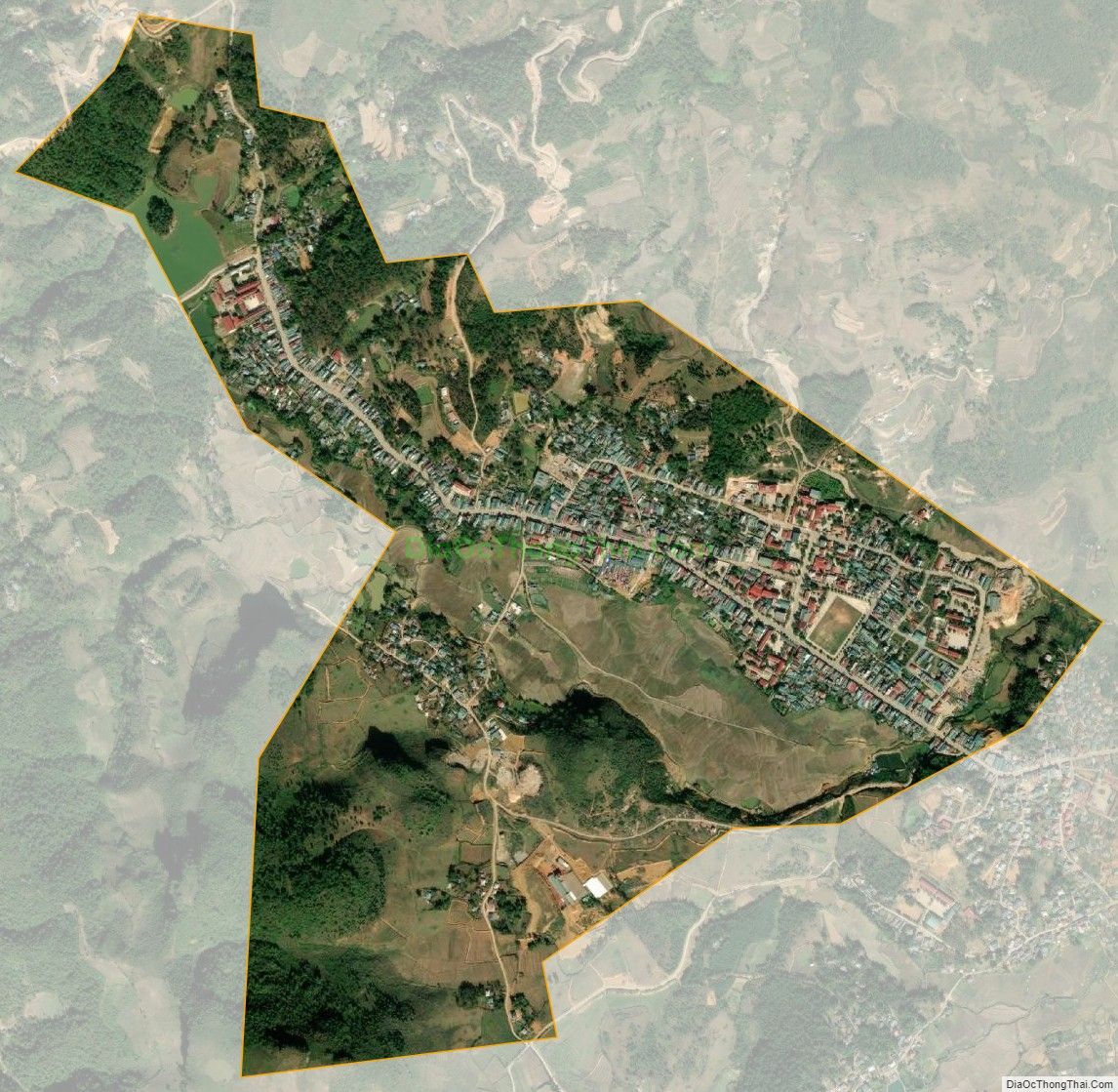 Bản đồ vệ tinh Thị trấn Tủa Chùa, huyện Tủa Chùa