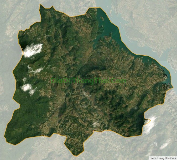 Bản đồ vệ tinh xã Tủa Thàng, huyện Tủa Chùa