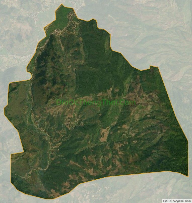 Bản đồ vệ tinh xã Chiềng Đông, huyện Tuần Giáo