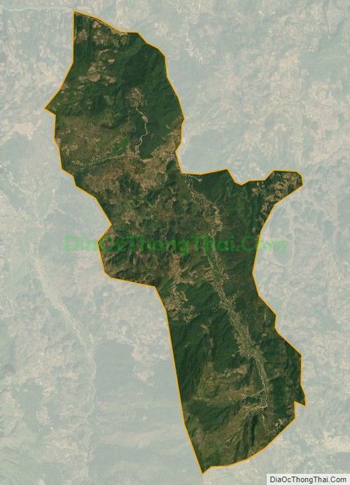 Bản đồ vệ tinh xã Mùn Chung, huyện Tuần Giáo