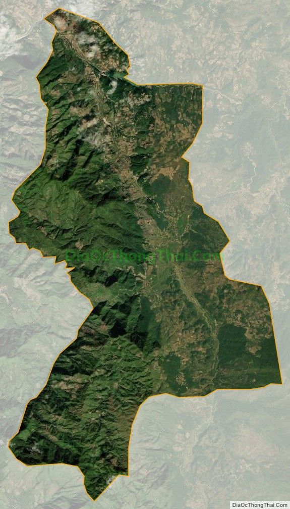 Bản đồ vệ tinh xã Mường Mùn, huyện Tuần Giáo