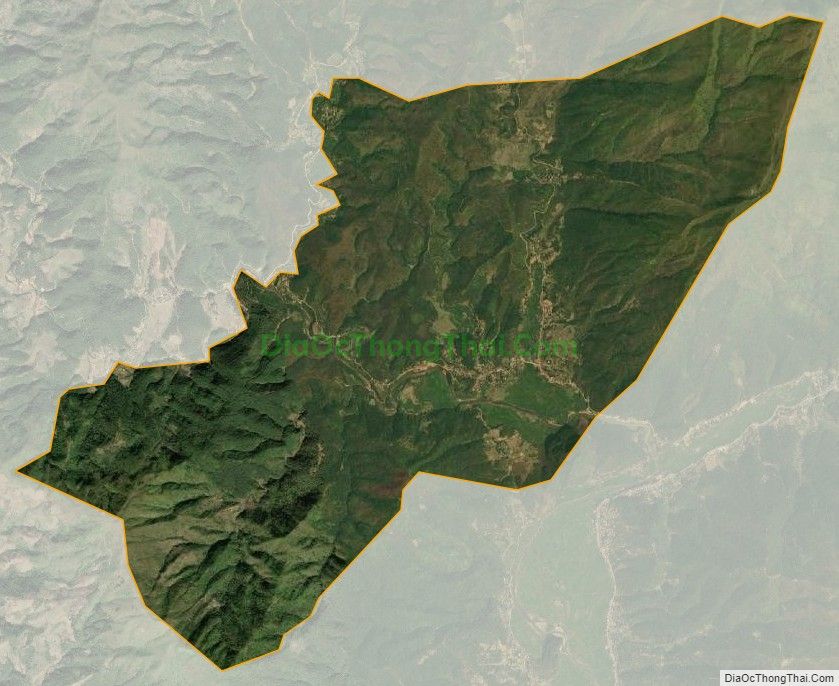 Bản đồ vệ tinh xã Nà Sáy, huyện Tuần Giáo