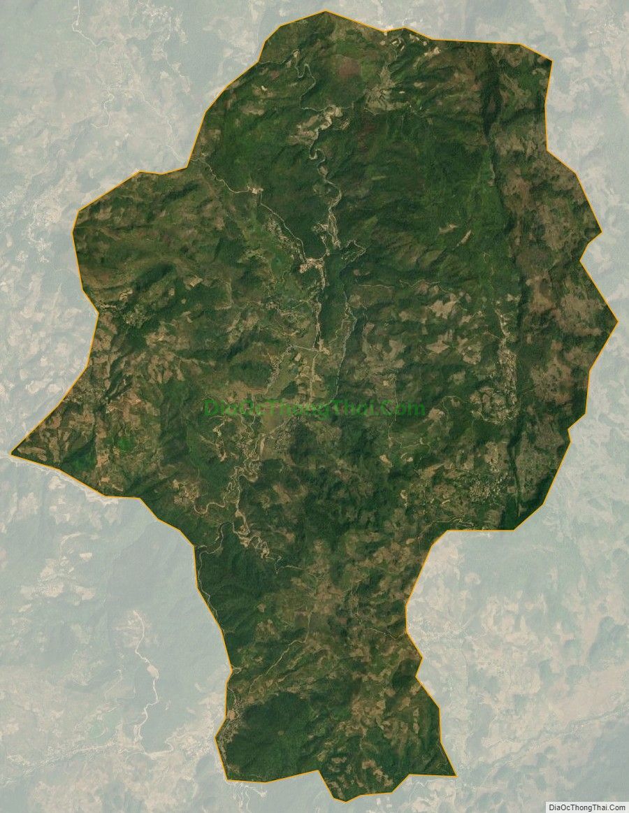 Bản đồ vệ tinh xã Nà Tòng, huyện Tuần Giáo