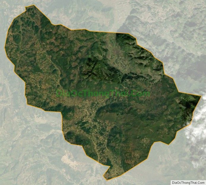 Bản đồ vệ tinh xã Pú Nhung, huyện Tuần Giáo