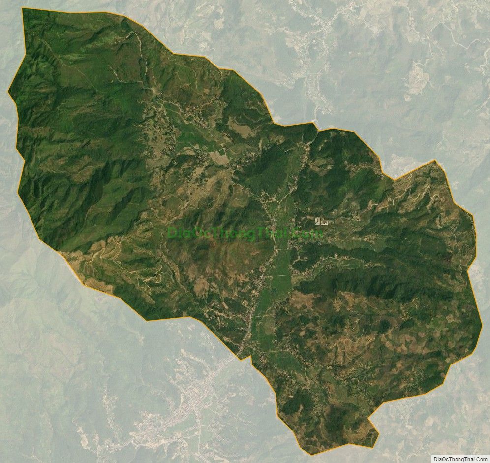 Bản đồ vệ tinh xã Quài Cang, huyện Tuần Giáo