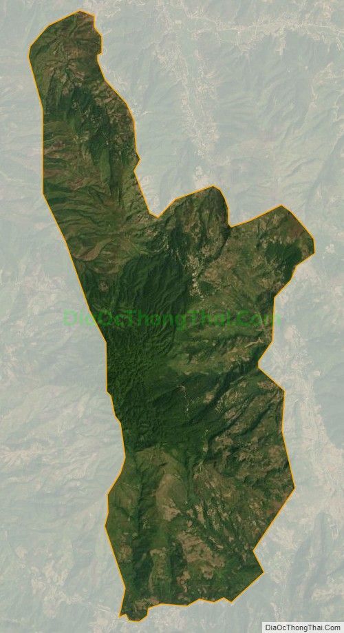 Bản đồ vệ tinh xã Tênh Phông, huyện Tuần Giáo