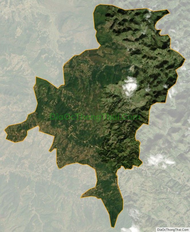 Bản đồ vệ tinh xã Tỏa Tình, huyện Tuần Giáo