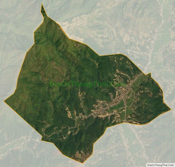 Bản đồ vệ tinh Thị trấn Tuần Giáo, huyện Tuần Giáo