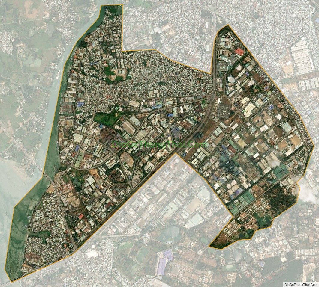 Bản đồ vệ tinh phường An Bình, thành phố Biên Hòa