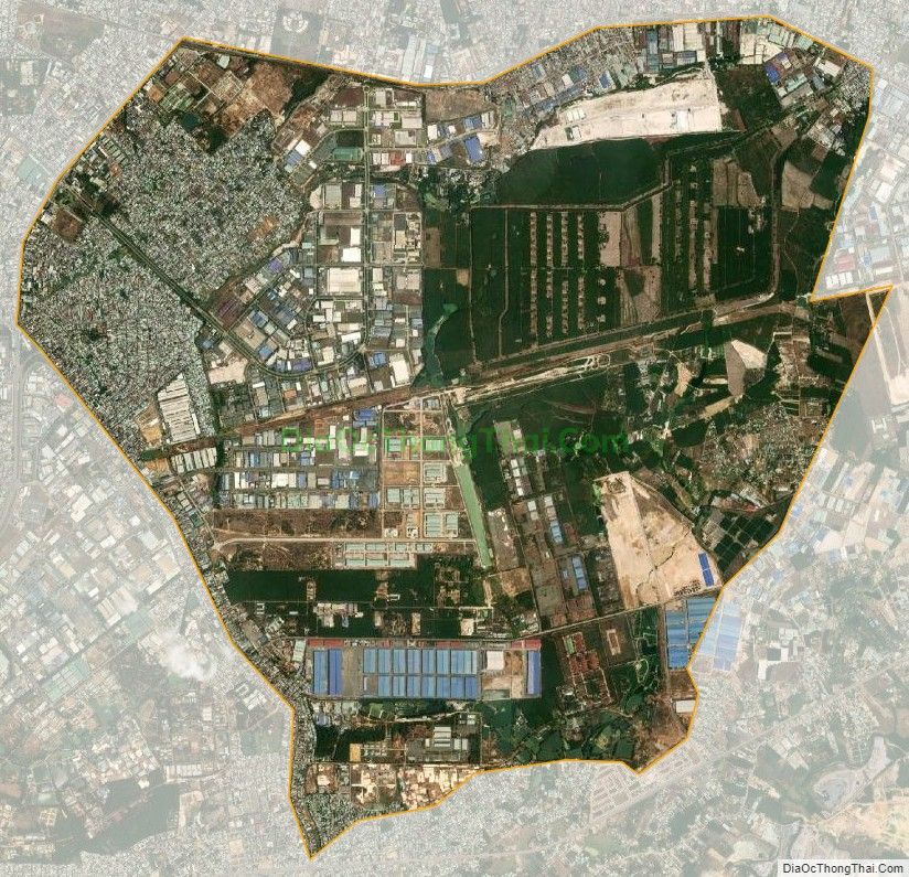 Bản đồ vệ tinh phường Long Bình, thành phố Biên Hòa