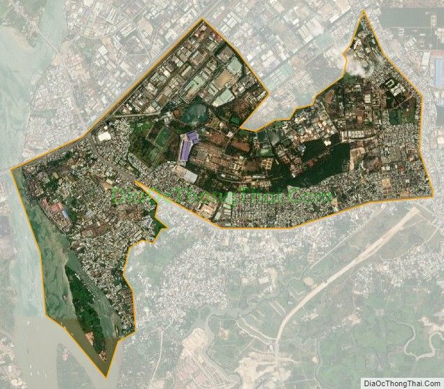 Bản đồ vệ tinh phường Long Bình Tân, thành phố Biên Hòa