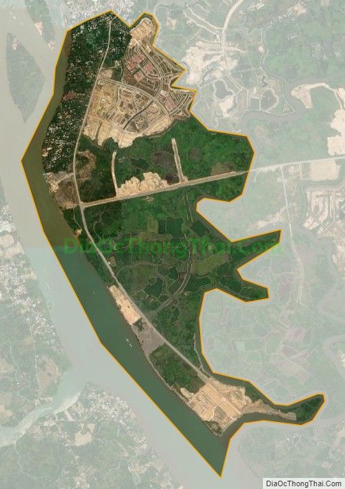 Bản đồ vệ tinh xã Long Hưng, thành phố Biên Hòa