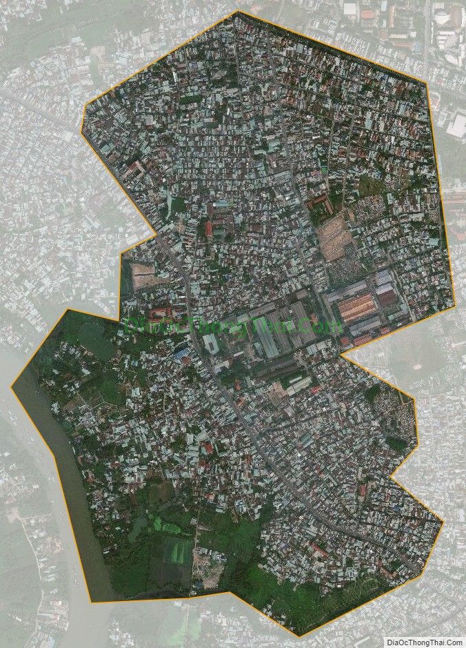 Bản đồ vệ tinh phường Tam Hiệp, thành phố Biên Hòa