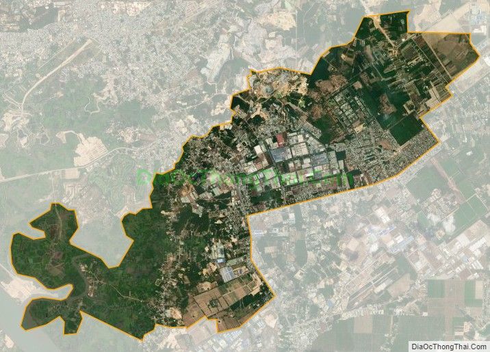 Bản đồ vệ tinh phường Tam Phước, thành phố Biên Hòa