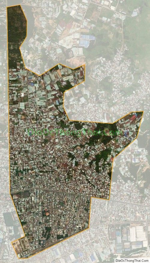 Bản đồ vệ tinh phường Tân Hòa, thành phố Biên Hòa