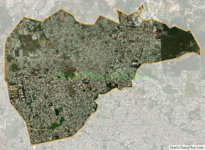 Bản đồ vệ tinh phường Trảng Dài, thành phố Biên Hòa