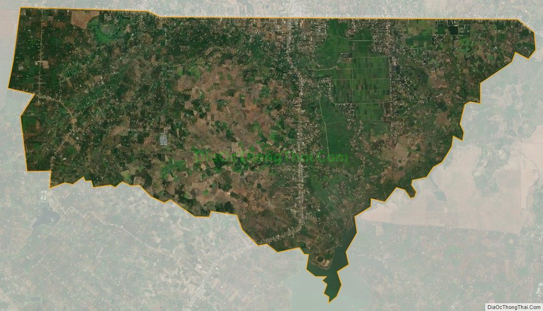 Bản đồ vệ tinh xã Sông Ray, huyện Cẩm Mỹ