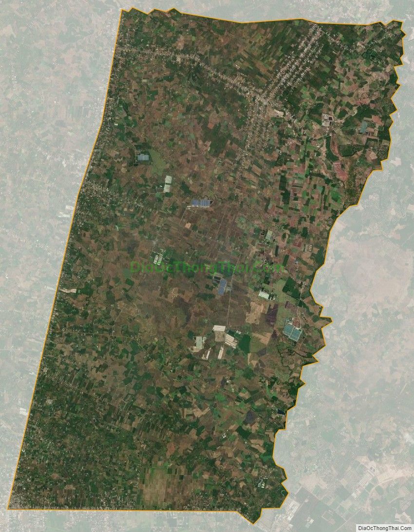 Bản đồ vệ tinh xã Xuân Đông, huyện Cẩm Mỹ