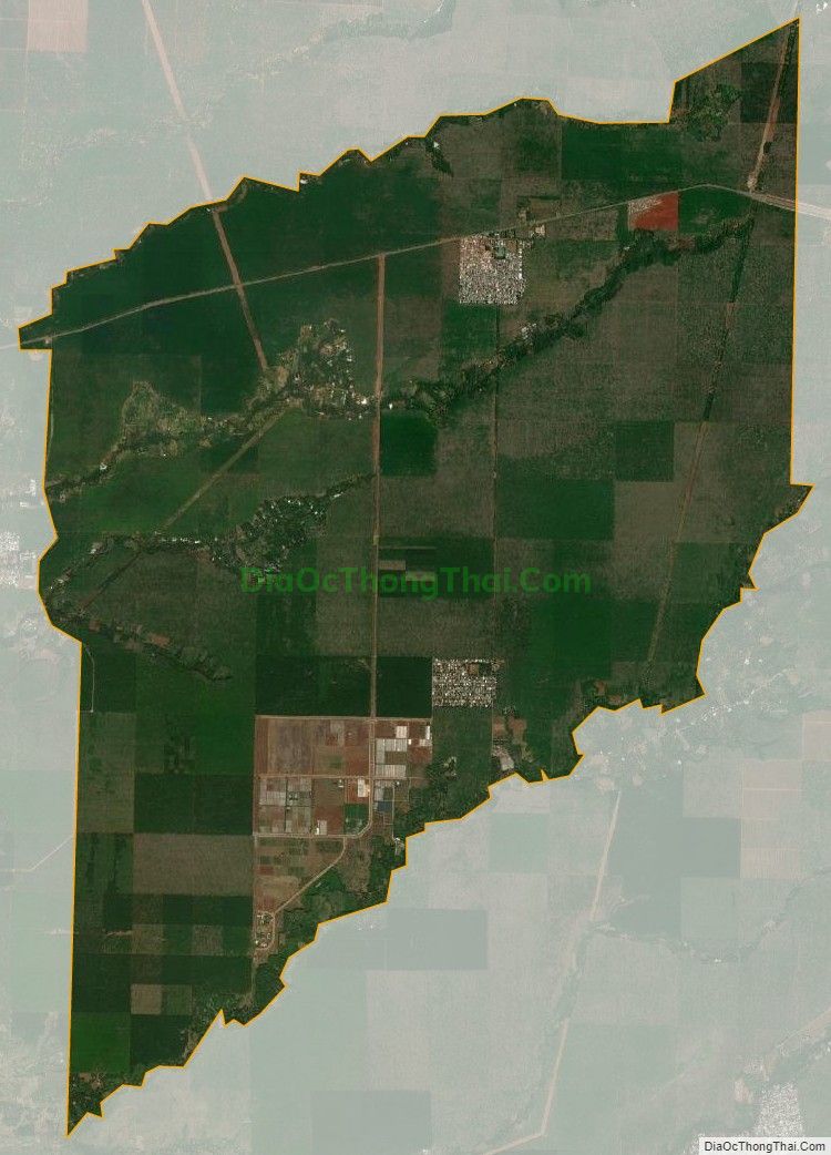 Bản đồ vệ tinh xã Xuân Đường, huyện Cẩm Mỹ