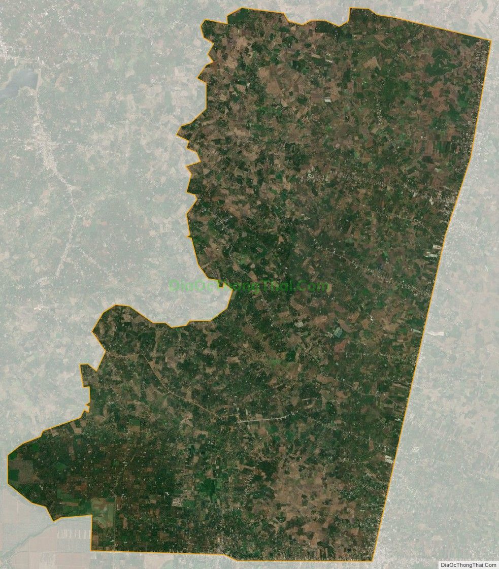 Bản đồ vệ tinh xã Xuân Tây, huyện Cẩm Mỹ