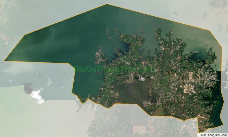 Bản đồ vệ tinh xã La Ngà, huyện Định Quán