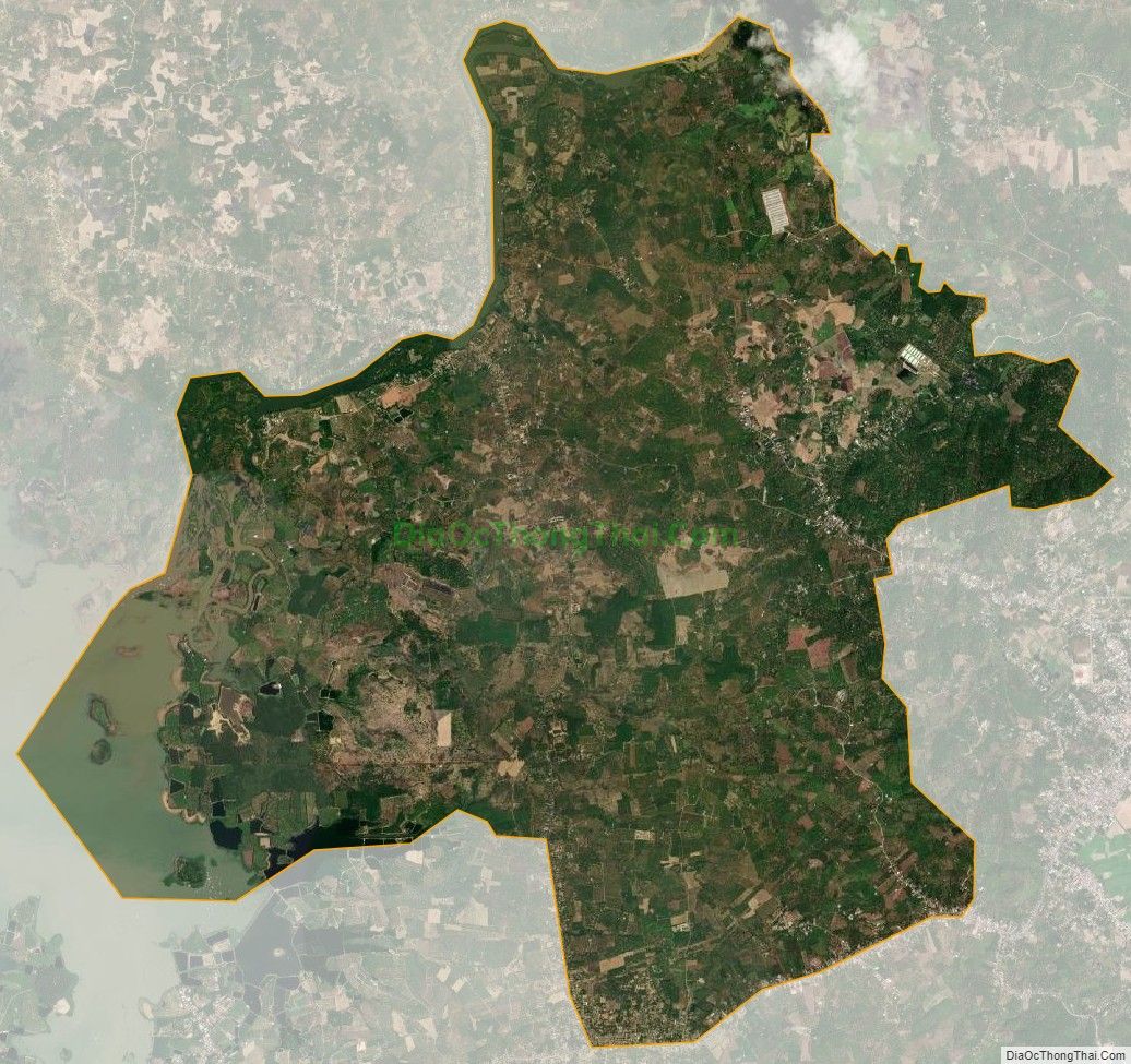 Bản đồ vệ tinh xã Ngọc Định, huyện Định Quán