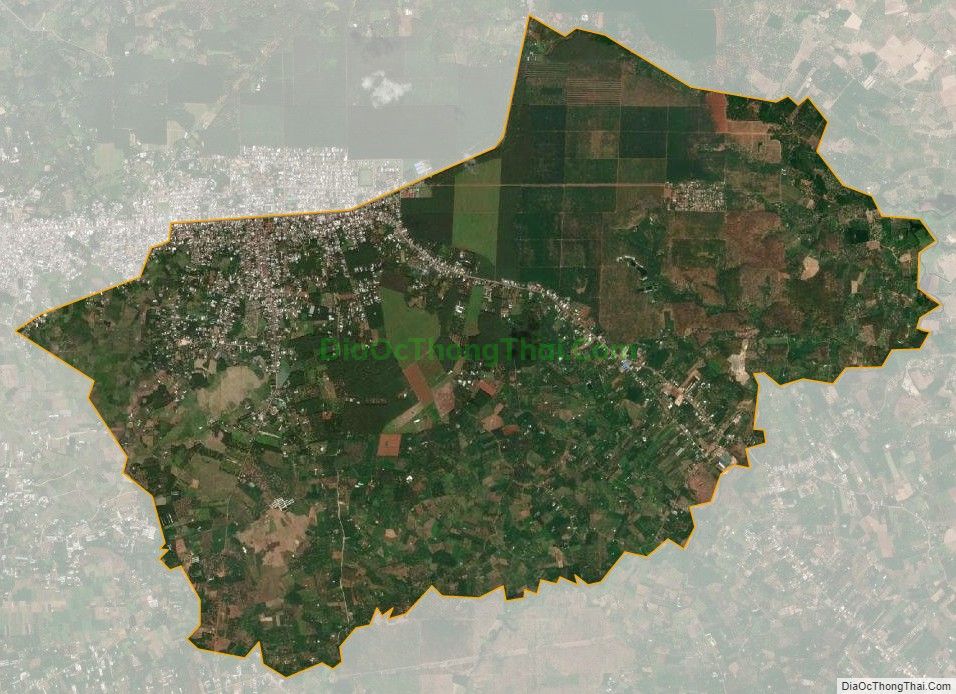 Bản đồ vệ tinh xã Phú Túc, huyện Định Quán