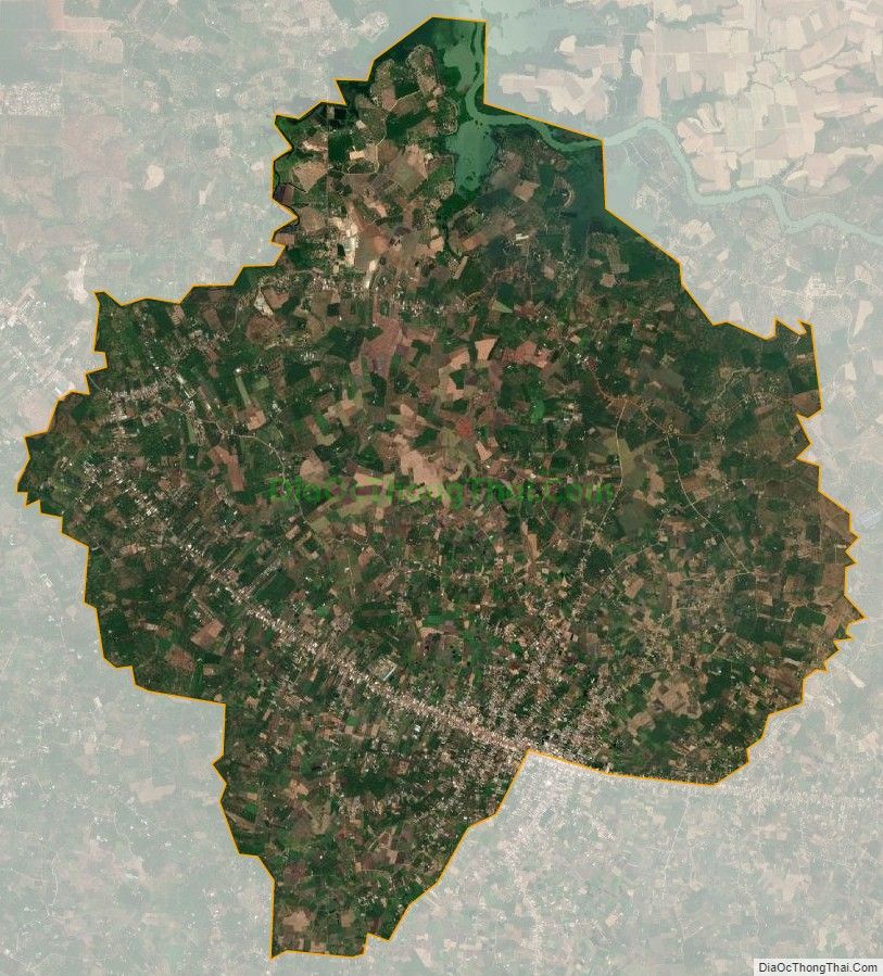 Bản đồ vệ tinh xã Suối Nho, huyện Định Quán
