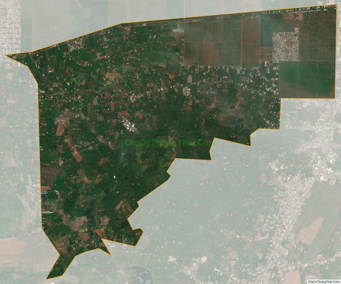 Bản đồ vệ tinh phường Bàu Sen, thành phố Long Khánh