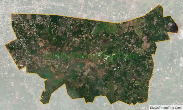 Bản đồ vệ tinh xã Bàu Trâm, thành phố Long Khánh