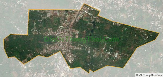 Bản đồ vệ tinh phường Phú Bình, thành phố Long Khánh