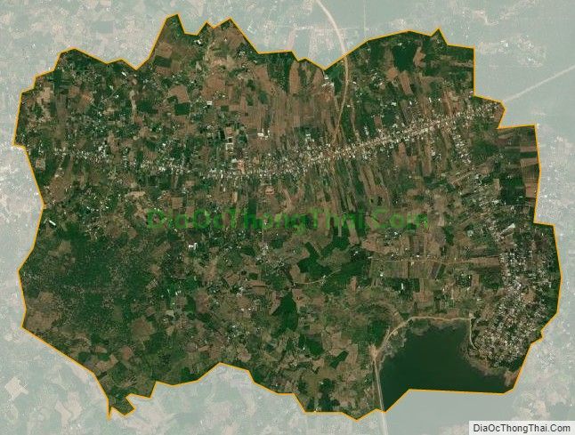 Bản đồ vệ tinh xã Cẩm Đường, huyện Long Thành
