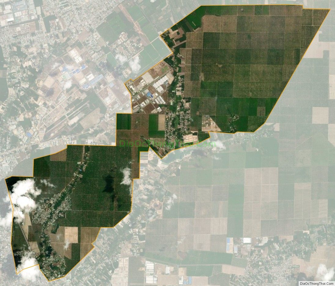 Bản đồ vệ tinh xã Long Đức, huyện Long Thành