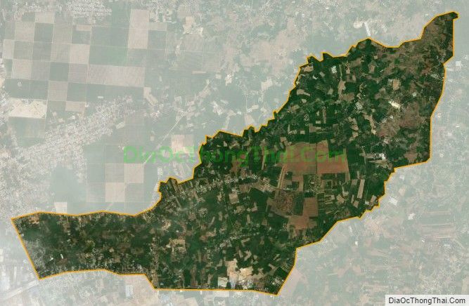 Bản đồ vệ tinh xã Phước Bình, huyện Long Thành