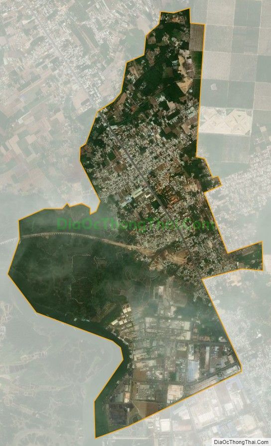 Bản đồ vệ tinh xã Phước Thái, huyện Long Thành