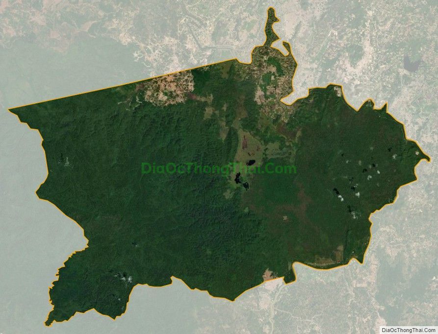 Bản đồ vệ tinh xã Đắc Lua, huyện Tân Phú