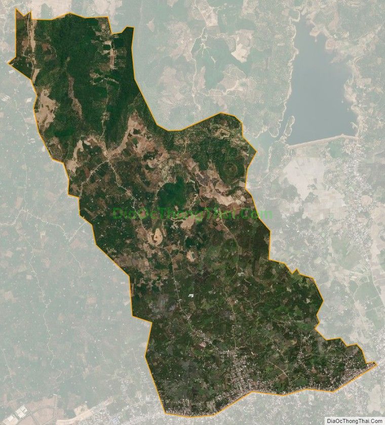 Bản đồ vệ tinh xã Phú Xuân, huyện Tân Phú