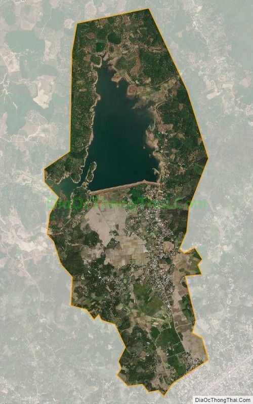 Bản đồ vệ tinh xã Thanh Sơn, huyện Tân Phú