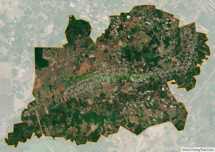 Bản đồ vệ tinh xã Lộ 25, huyện Thống Nhất