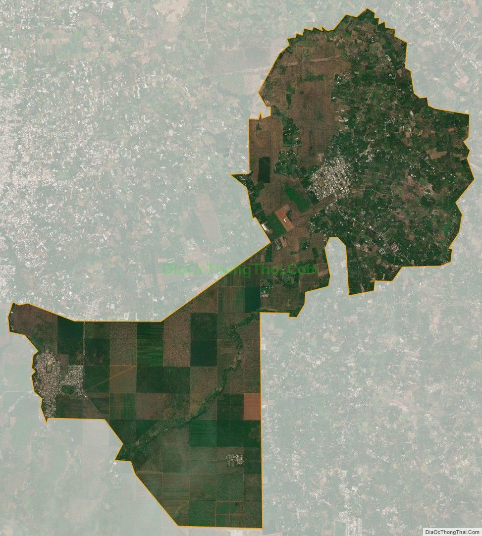 Bản đồ vệ tinh xã Xuân Thiện, huyện Thống Nhất
