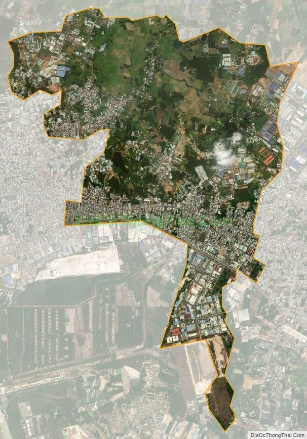 Bản đồ vệ tinh xã Hố Nai 3, huyện Trảng Bom