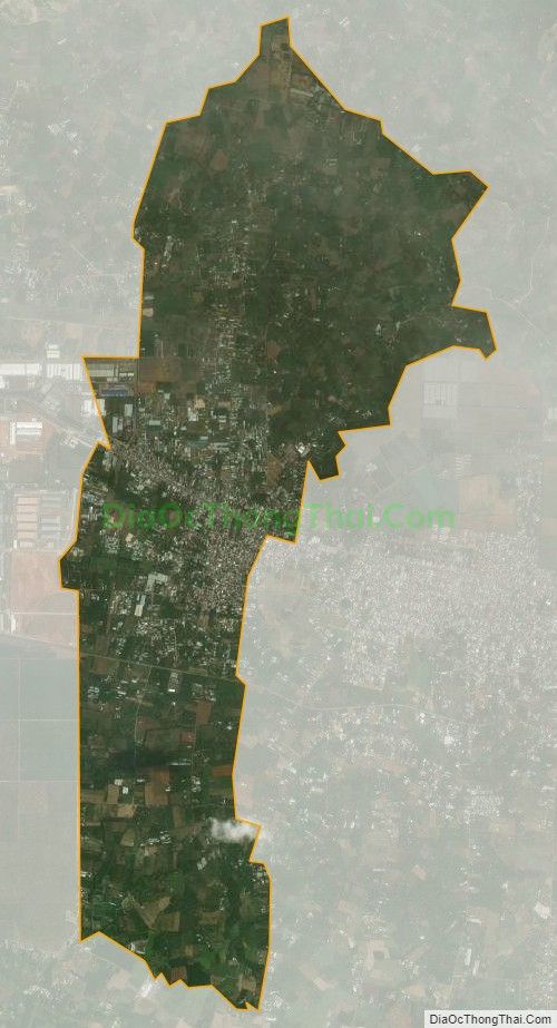 Bản đồ vệ tinh xã Tây Hòa, huyện Trảng Bom