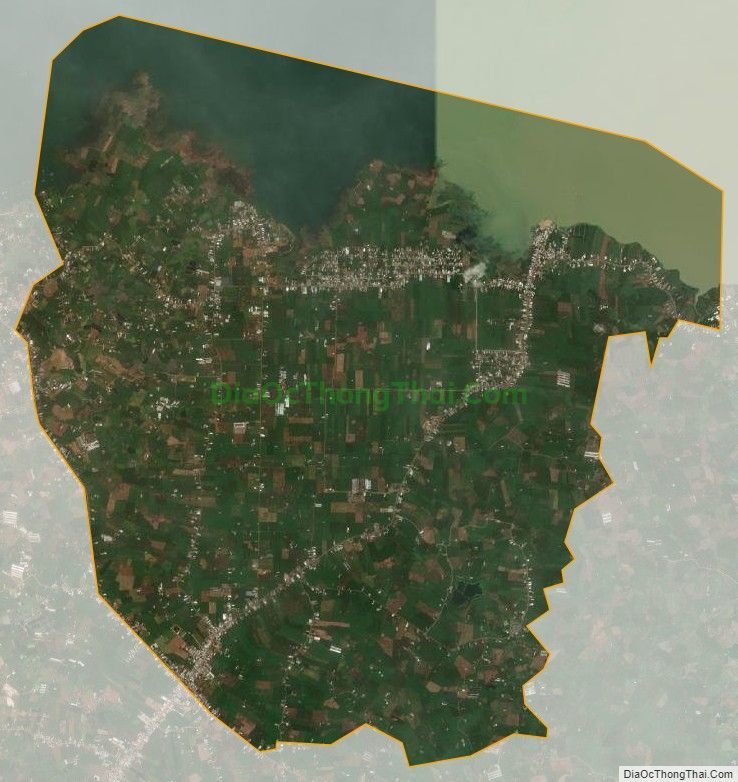 Bản đồ vệ tinh xã Thanh Bình, huyện Trảng Bom