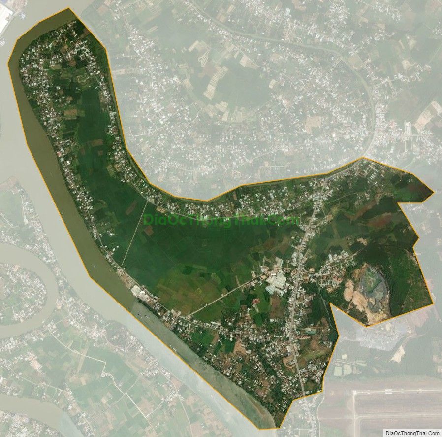 Bản đồ vệ tinh xã Bình Hòa, huyện Vĩnh Cửu