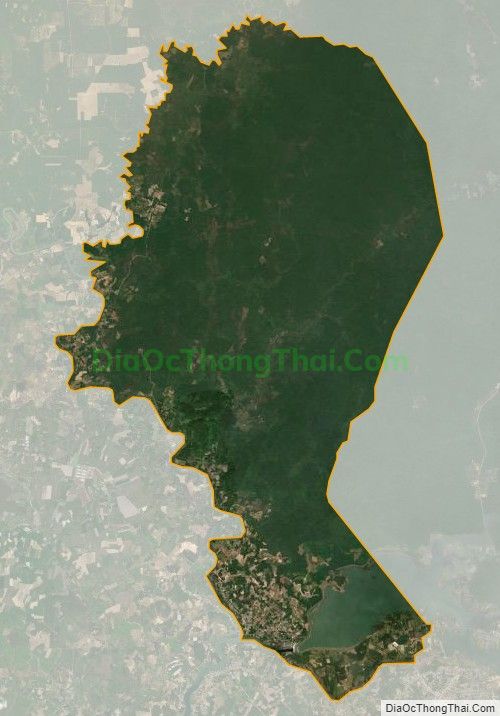 Bản đồ vệ tinh xã Hiếu Liêm, huyện Vĩnh Cửu