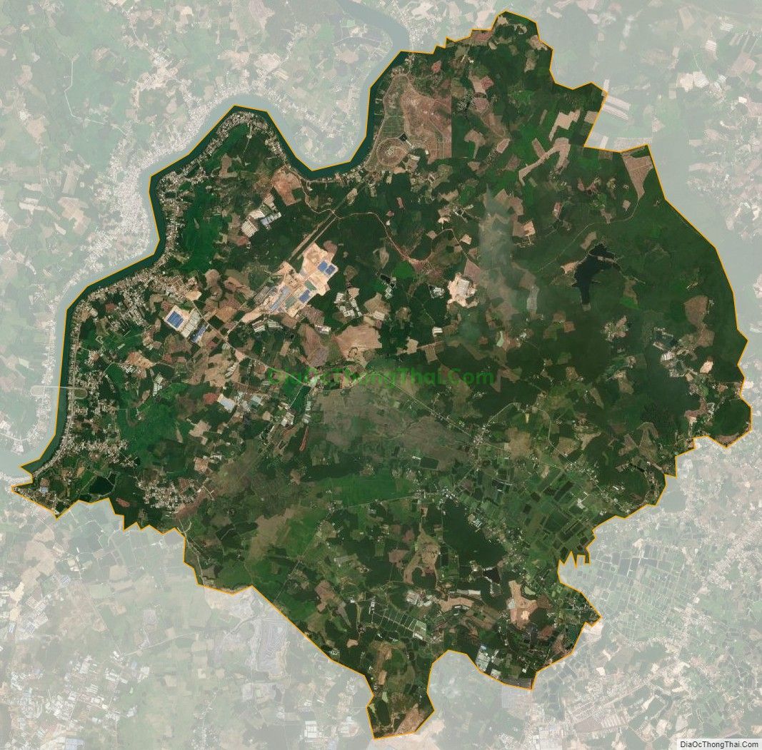 Bản đồ vệ tinh xã Tân An, huyện Vĩnh Cửu