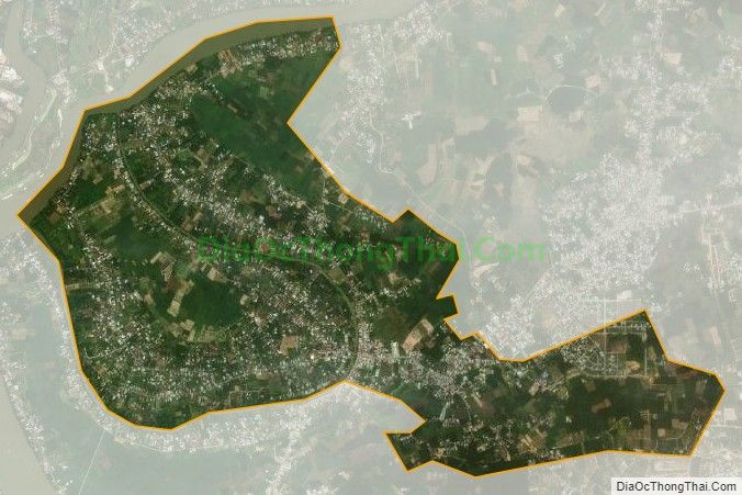 Bản đồ vệ tinh xã Tân Bình, huyện Vĩnh Cửu