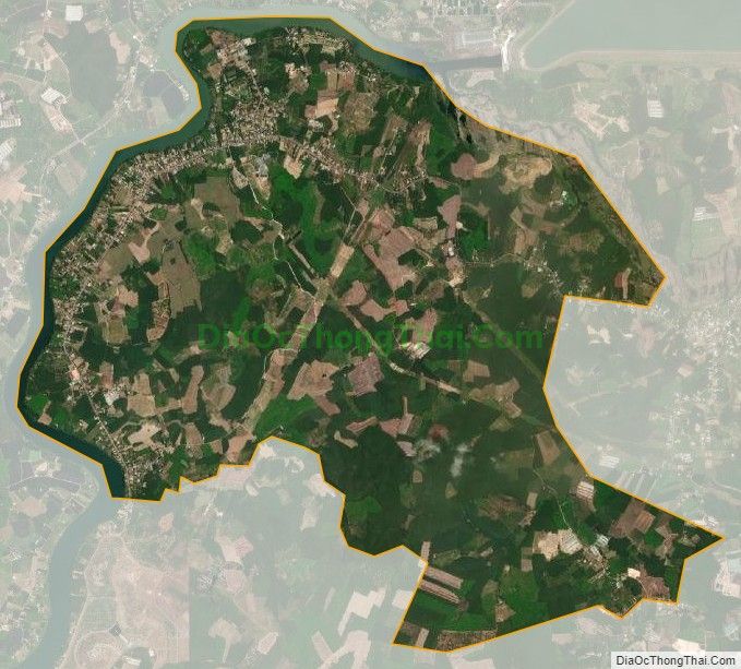 Bản đồ vệ tinh xã Trị An, huyện Vĩnh Cửu