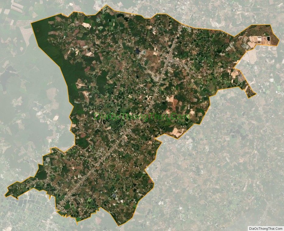 Bản đồ vệ tinh xã Vĩnh Tân, huyện Vĩnh Cửu